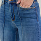 Judy Blue - Knox High Waist Cuffed Straight Jean