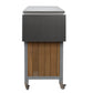 Foldable Outdoor Kitchen Island Patio Mobile Kitchen Cart