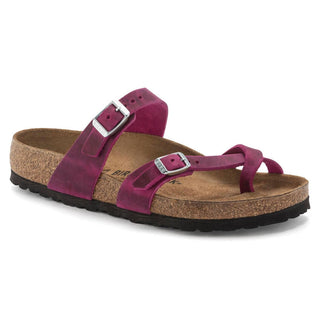 Birkenstock - Sandália feminina Mayari em couro oleado