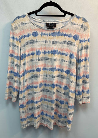 Fdj - Women's Three-quarter Sleeve Top