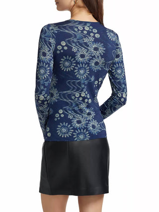 Marie Oliver - Blusa de malha floral hazel