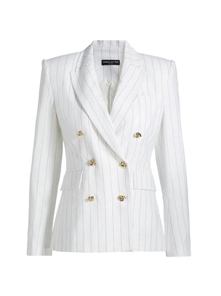 Generation Love - Arielle Pinstripe Linen Blazer