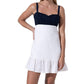 Lusana - Reece Ruffle Linen Dress