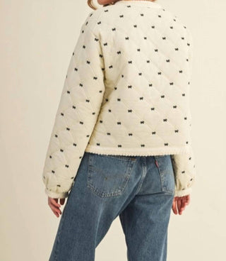 &Merci - Bow Quilted Puff Jacket