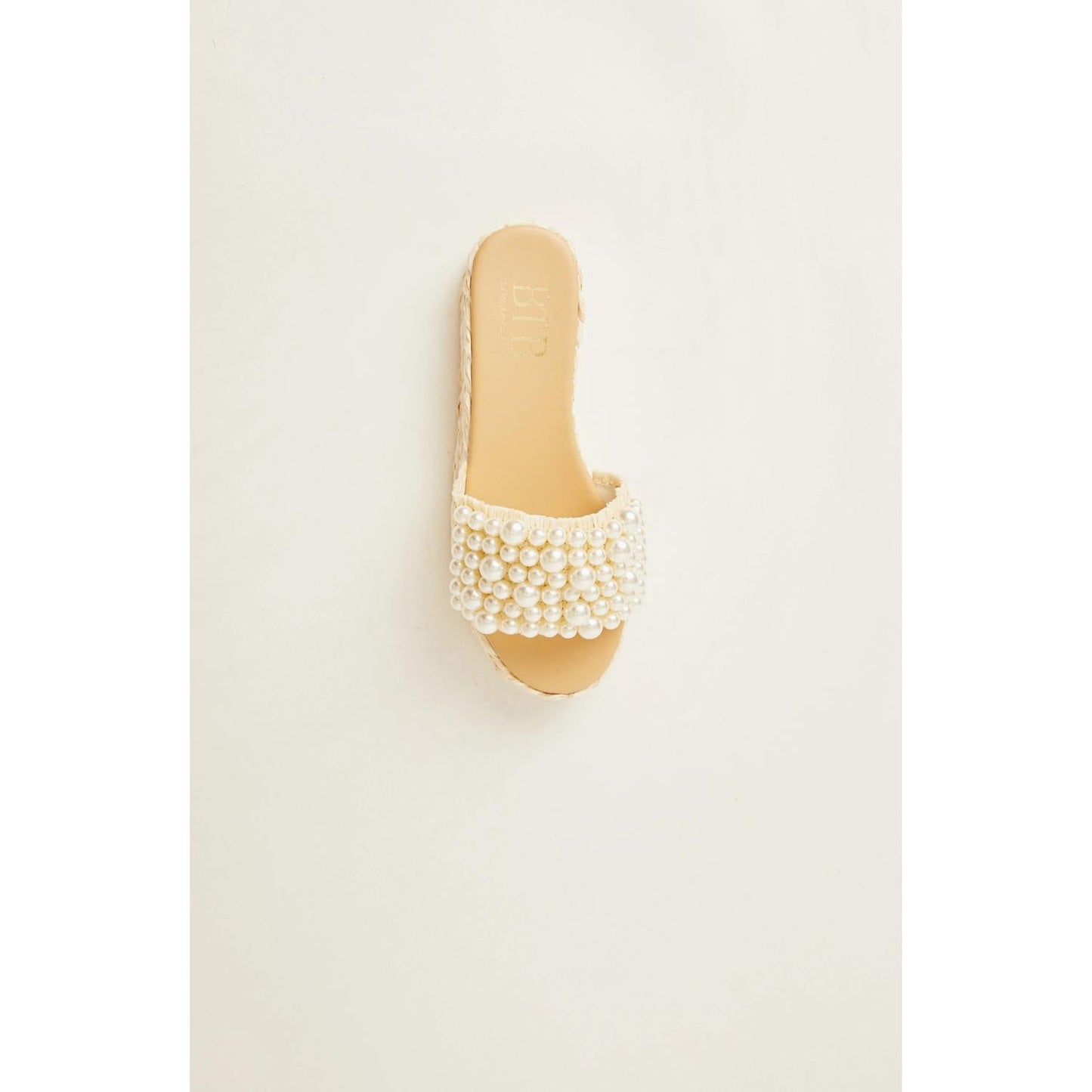 Btb Los Angeles - Sandália feminina Milos Pearl Espadrille