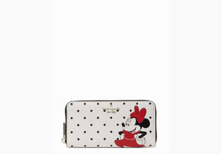 Kate Spade - Carteira grande continental feminina Minnie Mouse