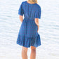 Cienna - Pirrin V Neck Short Dress