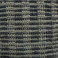 Walle Fabric Square Pouf Ottoman and Floor Cushion Teal Blue