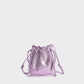 Lemiz - Women's Mini Bowie Drawstring Leather Bag
