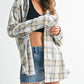 Aemi + Co - Laura Plaid Washed Flannel Button Up Shirt