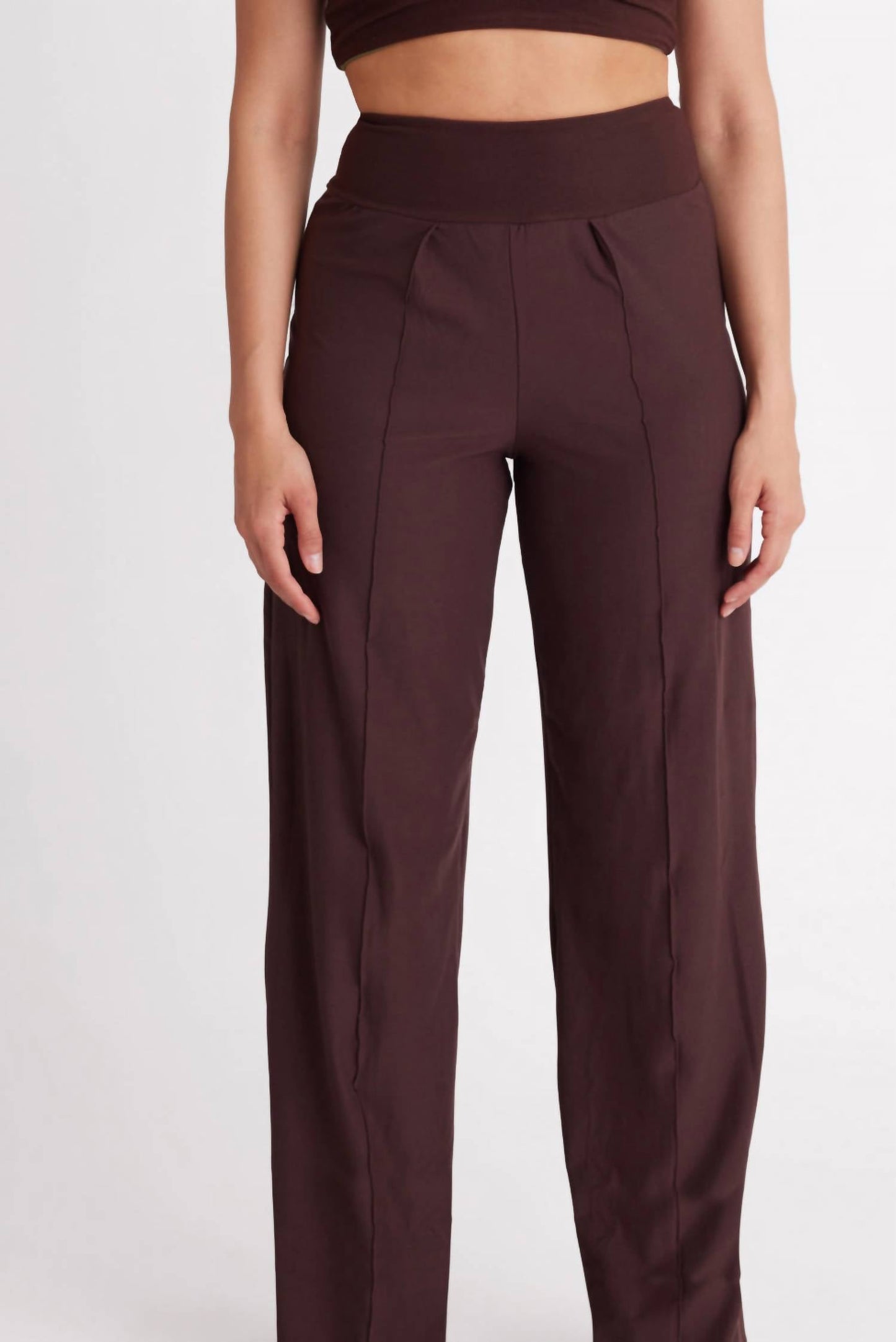 Wolven - High-waisted Wide Leg Pant