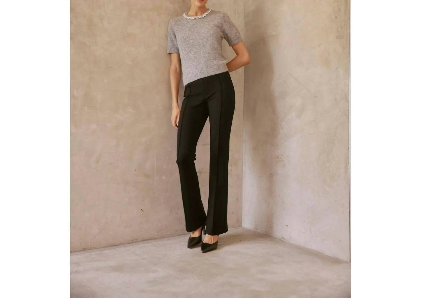 Velvet By Graham & Spencer - Albee Ponte Bootcut Pant