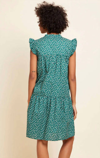 Nation Ltd - Vestido curto com babados e linha A Jasmine