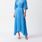 Joseph Ribkoff - Maxi A-line V-neck Dress