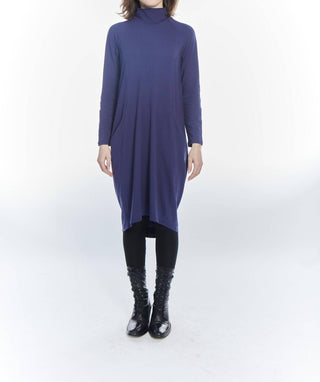 Matthildur - Vestido Larisa com gola simulada