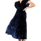 Thml - Velvet Tiered Maxi Dress