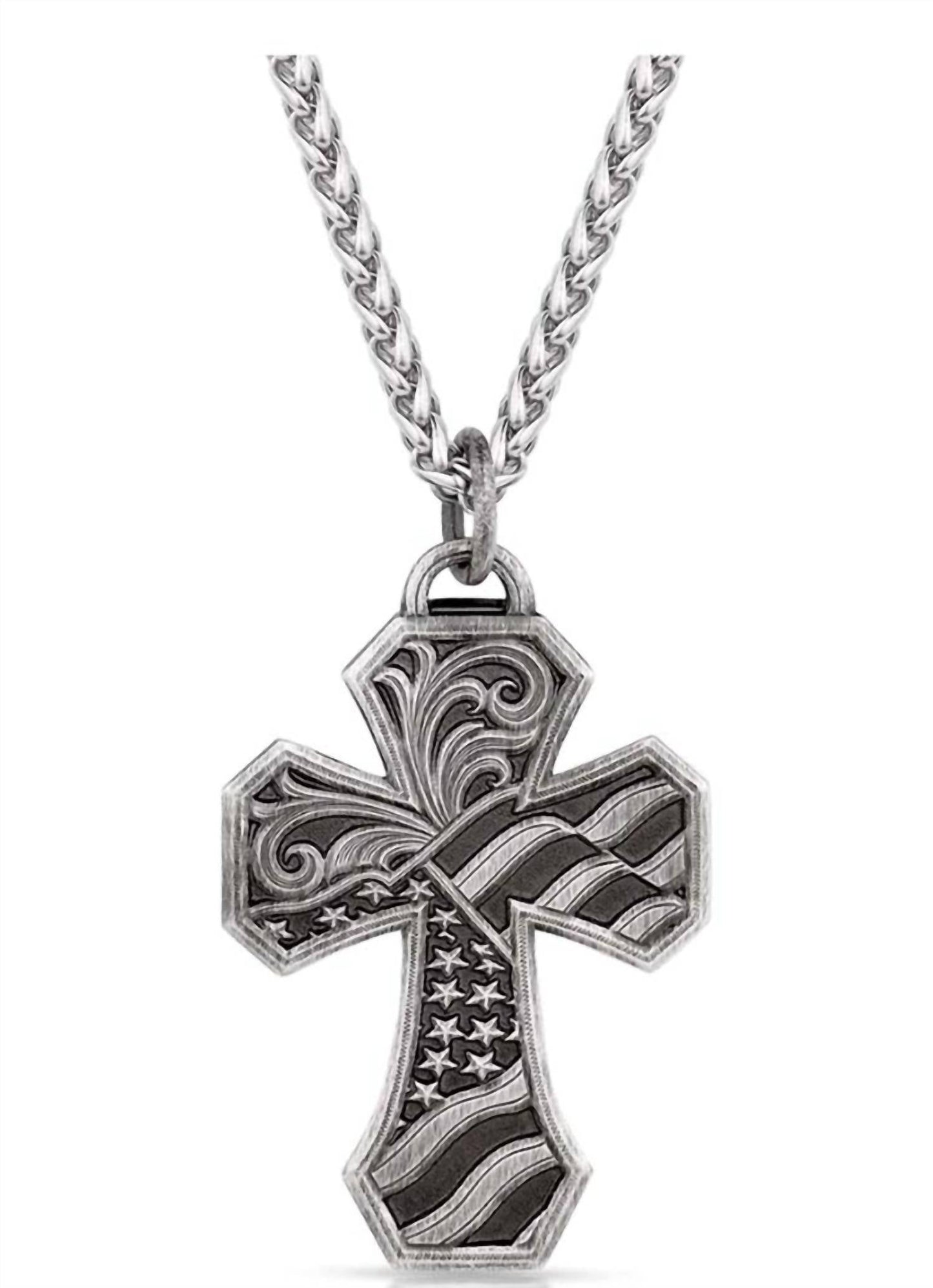 Montana Silversmiths - Men's Tradition Cross Necklace