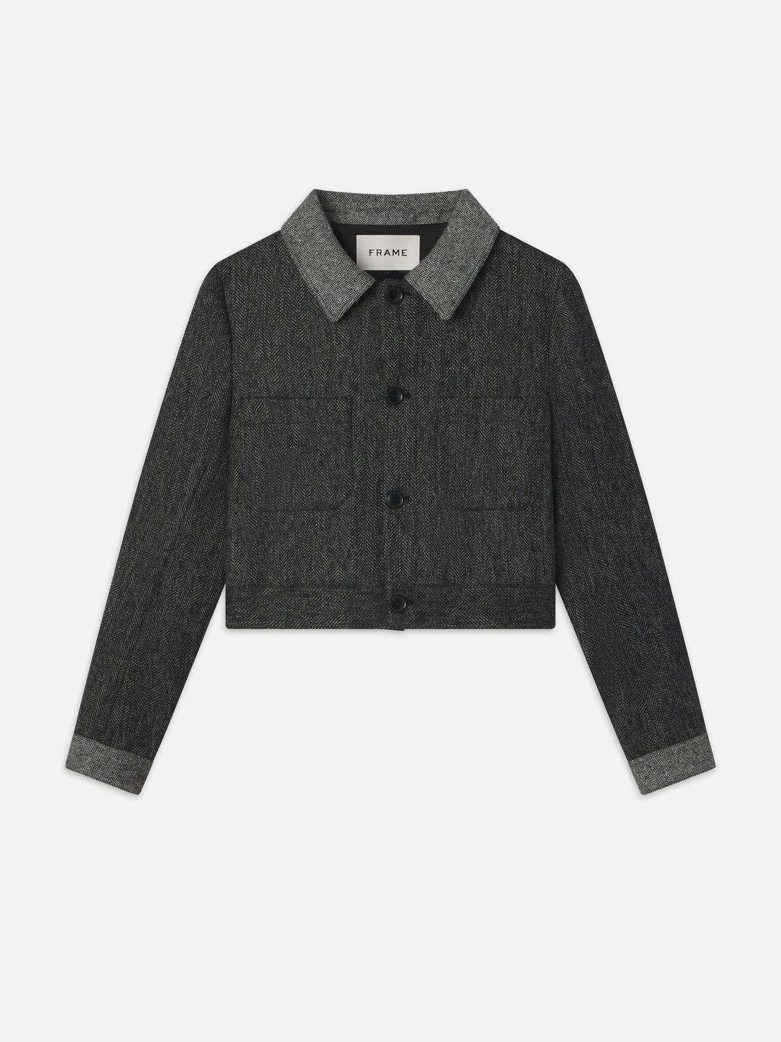 Frame - BUTTON FRONT JACKET