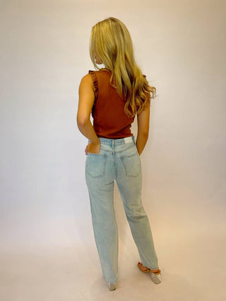 Pistola - Cassie High Rise Straight Jeans