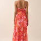 Promesa - Blooming Bliss Floral Chiffon Tiered Maxi Dress