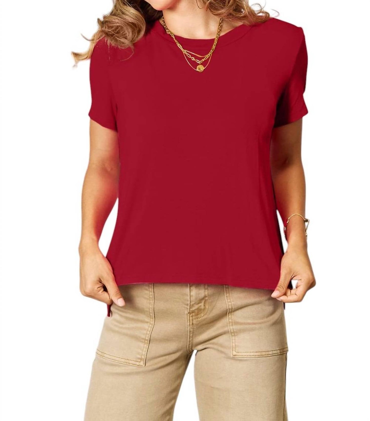 Basic Bae - Full Size Round Neck Short Sleeve T-Shirt