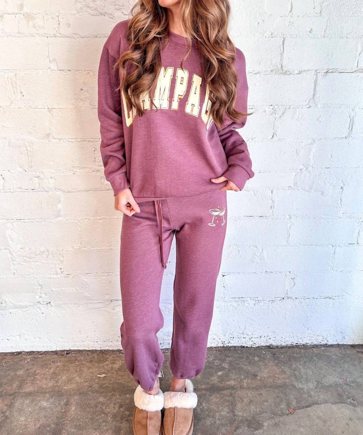 Project Social T - Champagne Foil Sweatshirt