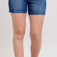 Judy Blue - 2 Button Mid Length Dad Shorts
