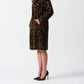 Joseph Ribkoff - Animal Print Plush Knit Coat