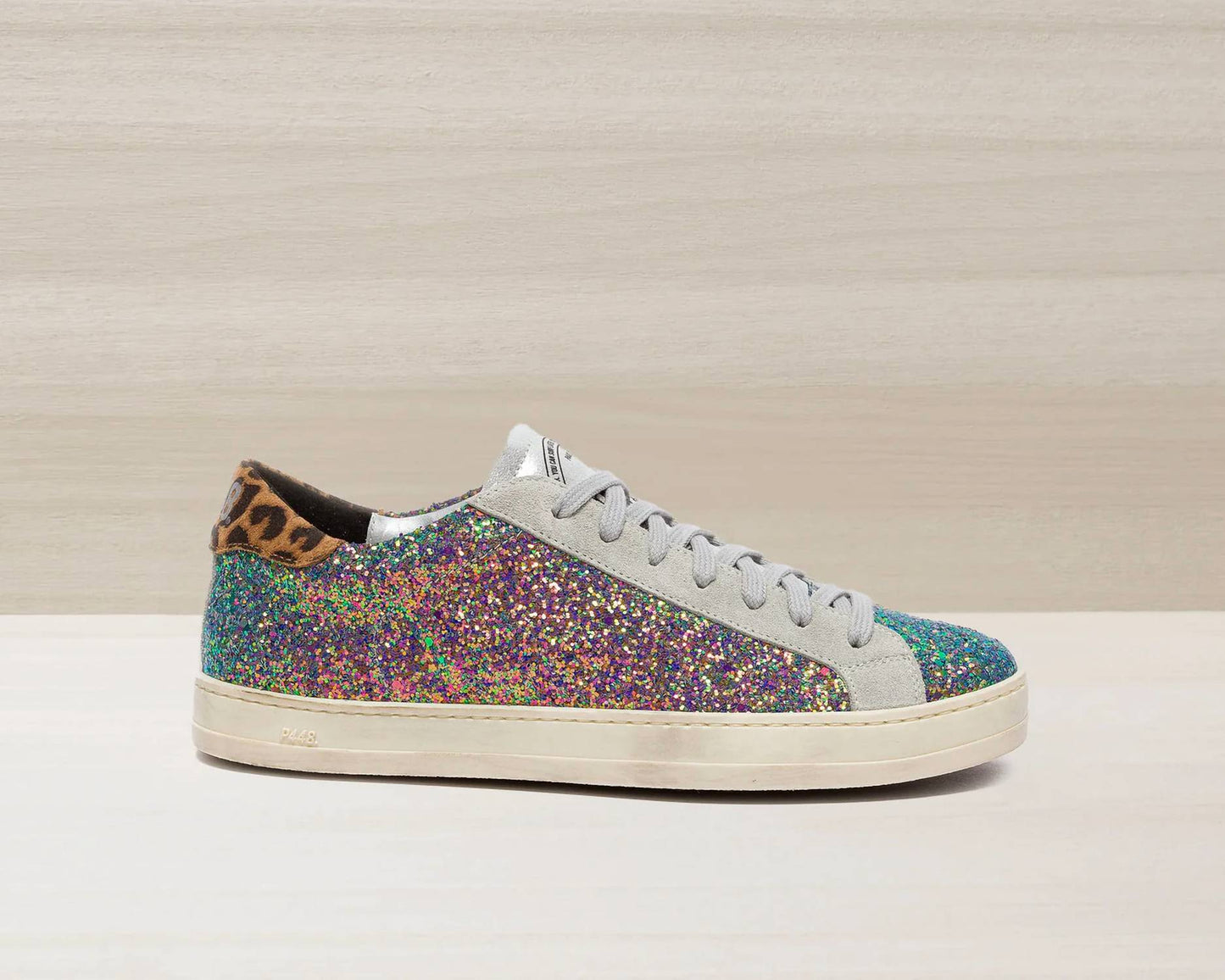 P448 - Women's John Multi Glitter Lace Sneaker