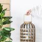Decorative Lantern With Handle Wooden Lantern For Indoor Outdoor Home Garden Wedding