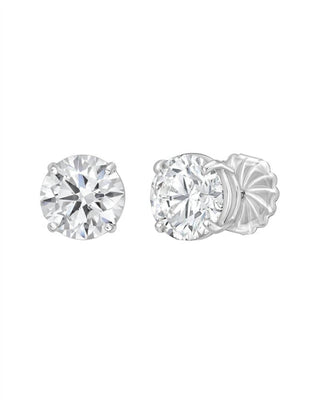 Diana M Jewels - Women's Lab Grown Round Stud Earrings