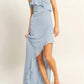 Trendsi - Hyfve Chiffon Ruffle Trim Midi Dress