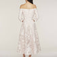 Frascara - Off Shoulder Midi Dress