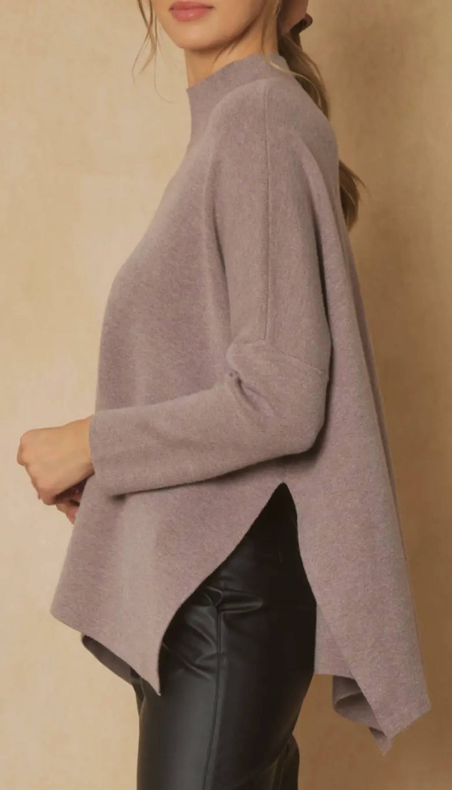 Entro - Mock Neck Sweater