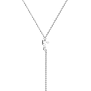 Eklexic - Colar feminino delicado com pingente de amor