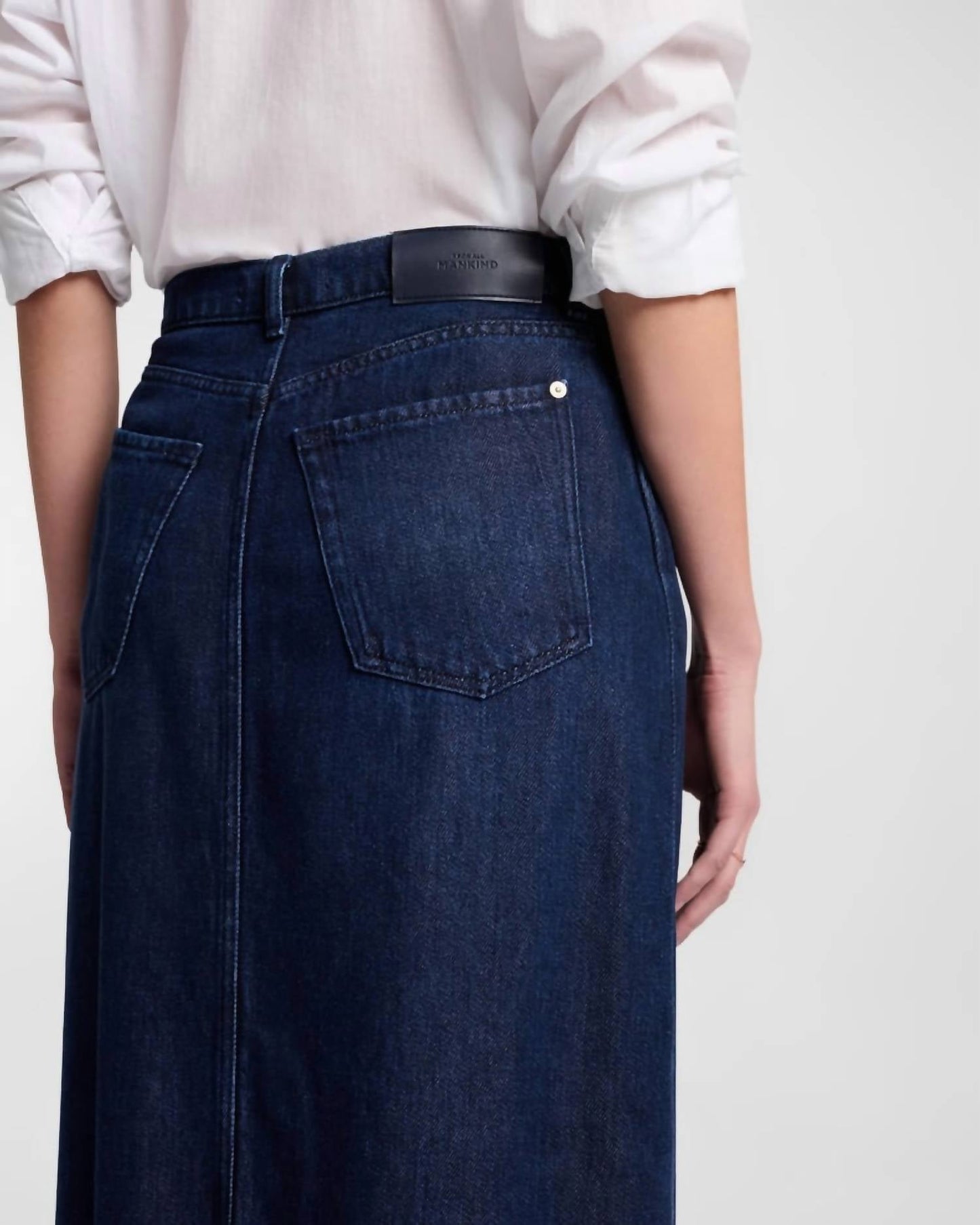 7 For All Mankind - Midi Denim Skirt
