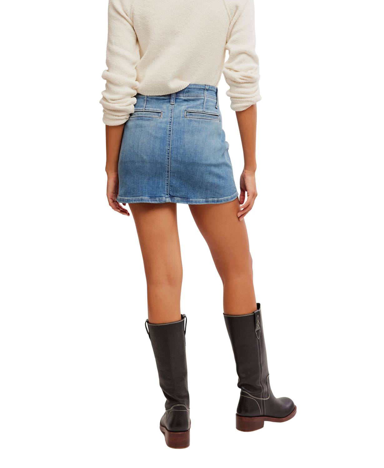Free People - Daylight Denim Mini Skirt