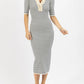 Blue B - Tradd Stripe Knit Mididress