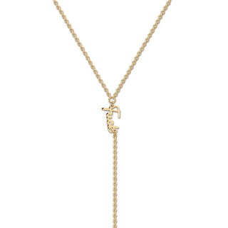 Eklexic - Colar F*ck Lariat Feminino Delicado com Script