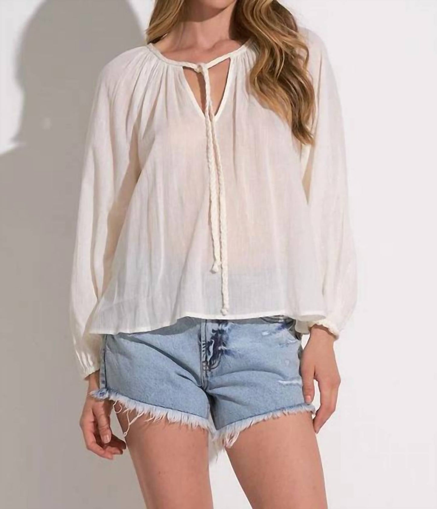 Elan - Gina Long Sleeve Top