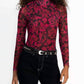 Johnny Was - REBECCA MESH MOCK NECK TEE