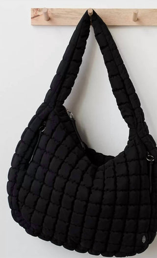 Free People - Bolsa de transporte acolchoada feminina