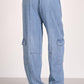 Elan - Chambray Cargo Pants