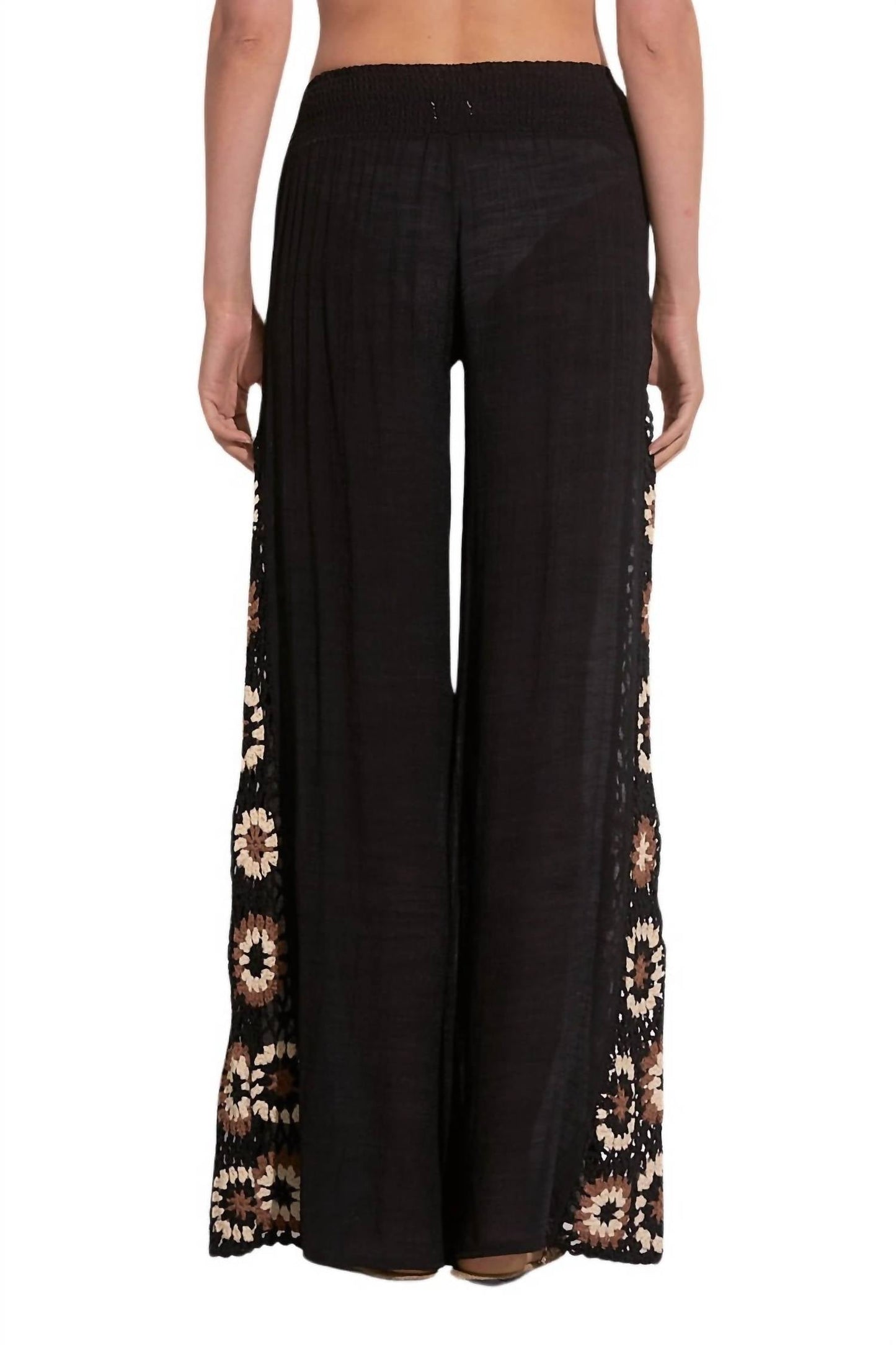 Elan - Crochet Beach Pants