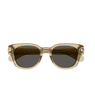 Gucci - Óculos de sol masculinos com armação redonda