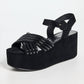 Tory Burch - Women's Bombe Cross Strap Platform Sandal