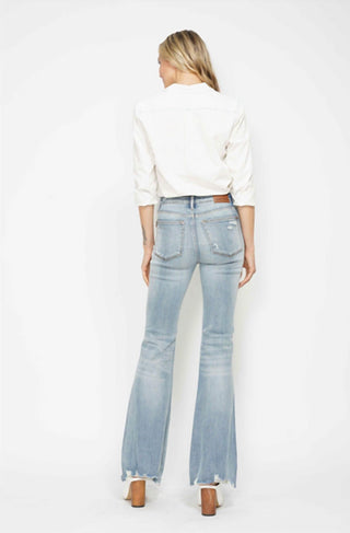 Judy Blue - Mid Rise Tummy Control Flare Jeans