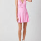 Baby Pink - Leyla Sleeveless Skater Dress