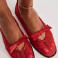 Free People - Mesh Mania Bow Flat Shoes