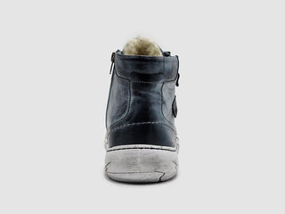 Kcr Group - Men's Original Thick-Wool Lined Zip-Up Leather Boots